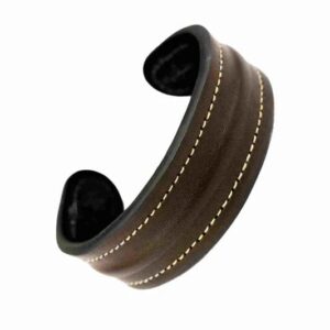 Men’s Vintage Leather Cuff Bracelet – Brown