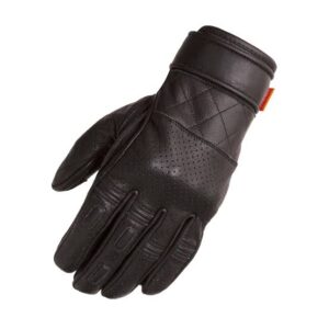 Men’s Premium Leather Riding Gloves – Black