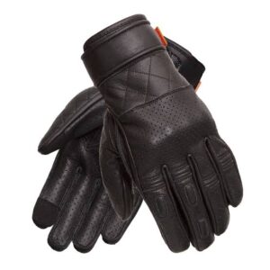 Men’s Leather Riding Gloves – Black