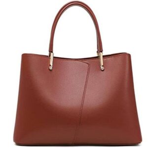 Women’s Classic Leather Tote Bag – Brown