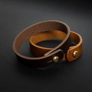 Braided Leather Bracelet – Brown