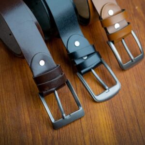 Classic Leather Belt – Brown