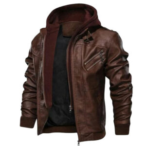 Classic Brown Leather Jacket